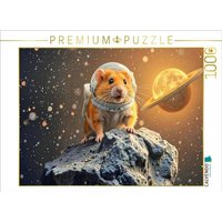 CALVENDO Puzzle Galaktisch süß - Ein Hamster auf großer Mission! 1000 Teile Lege-Größe 64x48cm Foto-Puzzle für glückliche Stunden CALVENDO Puzzle Galaktisch süß - Ein Hamster auf großer Mission! 1000 Teile Lege-Größe 64x48cm Foto-Puzzle für glückliche Stunden von Calvendo Puzzle