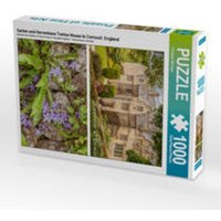 CALVENDO Puzzle Garten und Herrenhaus Trerice House in Cornwall, England 1000 Teile Lege-Größe 48 x 64 cm Foto-Puzzle Bild von Christian Müringer von xxx