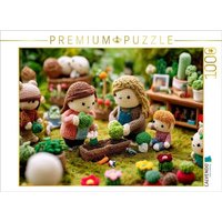 CALVENDO Puzzle Gartenglück mit kleinen Helfern 1000 Teile Lege-Größe 64x48cm Foto-Puzzle für glückliche Stunden von Calvendo Puzzle