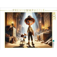 CALVENDO Puzzle Geheimnisse des Sandes: Max und Buddys ägyptisches Rätsel 1000 Teile Lege-Größe 64x48cm Foto-Puzzle für glückliche Stunden von Calvendo Puzzle