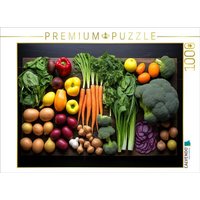 CALVENDO Puzzle Gemüse - ordentlich angerichtet auf einem Brett 1000 Teile Lege-Größe 64x48cm Foto-Puzzle für glückliche Stunden CALVENDO Puzzle Gemüse - ordentlich angerichtet auf einem Brett 1000 Teile Lege-Größe 64x48cm Foto-Puzzle für glückliche Stunden von Calvendo Puzzle