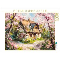 CALVENDO Puzzle Häuschen zwischen Kirschbäumen 1000 Teile Lege-Größe 64x48cm Foto-Puzzle für glückliche Stunden CALVENDO Puzzle Häuschen zwischen Kirschbäumen 1000 Teile Lege-Größe 64x48cm Foto-Puzzle für glückliche Stunden von Calvendo Puzzle