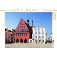 CALVENDO Puzzle Hansestadt Greifswald in Mecklenburg-Vorpommern 1000 Teile Lege-Größe 64x48cm Foto-Puzzle für glückliche Stunden von Calvendo Puzzle