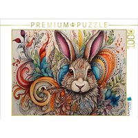 CALVENDO Puzzle Hase, zentangle, farbenfroh, bunt, Tier, Haustier, Fantasie, Kinderzimmer, Kinder, Deko, 1000 Teile Lege-Größe 64x48cm Foto-Puzzle f CALVENDO Puzzle Hase, zentangle, farbenfroh, bunt, Tier, Haustier, Fantasie, Kinderzimmer, Kinder, Deko, 1000 Teile Lege-Größe 64x48cm Foto-Puzzle f von Calvendo Puzzle