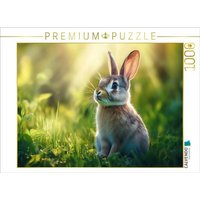 CALVENDO Puzzle Hasenfrühstück bei Sonnenaufgang 1000 Teile Lege-Größe 64x48cm Foto-Puzzle für glückliche Stunden CALVENDO Puzzle Hasenfrühstück bei Sonnenaufgang 1000 Teile Lege-Größe 64x48cm Foto-Puzzle für glückliche Stunden von Calvendo Puzzle