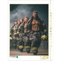 CALVENDO Puzzle Heißer Einsatz - durchtrainierte Feuerwehrmänner mit nacktem Oberkörper 1000 Teile Lege-Größe 64x48cm Foto-Puzzle für glückliche Stu CALVENDO Puzzle Heißer Einsatz - durchtrainierte Feuerwehrmänner mit nacktem Oberkörper 1000 Teile Lege-Größe 64x48cm Foto-Puzzle für glückliche Stu von Calvendo Puzzle