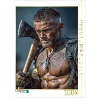 CALVENDO Puzzle Heißer Feuerwehrmann mit Axt und nacktem Oberkörper 1000 Teile Lege-Größe 64x48cm Foto-Puzzle für glückliche Stunden CALVENDO Puzzle Heißer Feuerwehrmann mit Axt und nacktem Oberkörper 1000 Teile Lege-Größe 64x48cm Foto-Puzzle für glückliche Stunden von Calvendo Puzzle