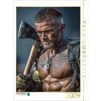 CALVENDO Puzzle Heißer Feuerwehrmann mit Axt und nacktem Oberkörper 2000 Teile Lege-Größe 90x67cm Foto-Puzzle für glückliche Stunden CALVENDO Puzzle Heißer Feuerwehrmann mit Axt und nacktem Oberkörper 2000 Teile Lege-Größe 90x67cm Foto-Puzzle für glückliche Stunden von Calvendo Puzzle