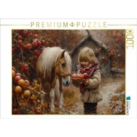 CALVENDO Puzzle Herbstlicher Apfelspaß 1000 Teile Lege-Größe 64x48cm Foto-Puzzle für glückliche Stunden von Calvendo Puzzle