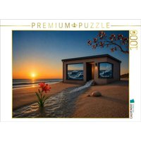 CALVENDO Puzzle Hier wohnt das Meer 1000 Teile Lege-Größe 64 × 48 cm Foto-Puzzle für glückliche Stunden von Calvendo Puzzle