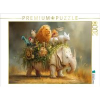 CALVENDO Puzzle Humorvolle Tiere 2000 Teile Lege-Größe 90x67cm Foto-Puzzle für glückliche Stunden von Calvendo Puzzle