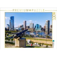 CALVENDO Puzzle Inner Harbor mit Historic Ships und World Trade Center - Baltimore, Maryland 1000 Teile Lege-Größe 64x48cm Foto-Puzzle für glücklich von Calvendo Puzzle