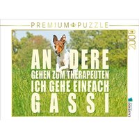 CALVENDO Puzzle Jack Russell Terrier rennt über eine Wiese 2000 Teile Lege-Größe 90x67cm Foto-Puzzle für glückliche Stunden von CALVENDO Verlag GmbH