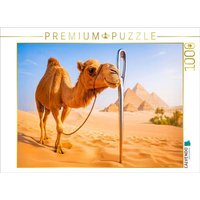 CALVENDO Puzzle Kamel und Nadelöhr - Keine Chance für Dickhäuter 1000 Teile Lege-Größe 64x48cm Foto-Puzzle für glückliche Stunden von Calvendo Puzzle