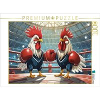 CALVENDO Puzzle Kampfhähne 1000 Teile Lege-Größe 64x48cm Foto-Puzzle für glückliche Stunden von Calvendo Puzzle
