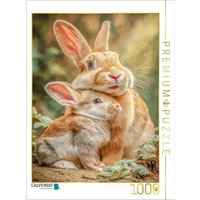 CALVENDO Puzzle Kaninchen 1000 Teile Lege-Größe 64x48cm Foto-Puzzle für glückliche Stunden von Calvendo Puzzle