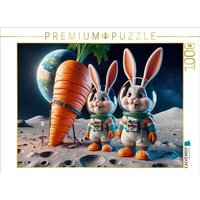 CALVENDO Puzzle Kaninchenabenteuer auf dem Mond 1000 Teile Lege-Größe 64x48cm Foto-Puzzle für glückliche Stunden CALVENDO Puzzle Kaninchenabenteuer auf dem Mond 1000 Teile Lege-Größe 64x48cm Foto-Puzzle für glückliche Stunden von Calvendo Puzzle