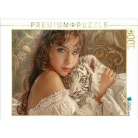 CALVENDO Puzzle Kindliche Liebe zu Tieren 1000 Teile Lege-Größe 64x48cm Foto-Puzzle für glückliche Stunden von Calvendo Puzzle