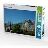 CALVENDO Puzzle Kirche von Kandersteg 1000 Teile Lege-Größe 64 x 48 cm Foto-Puzzle Bild von kattobello von Calvendo Puzzle