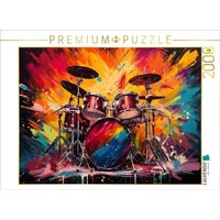 CALVENDO Puzzle Klangvolle Farbexplosion 2000 Teile Lege-Größe 90x67cm Foto-Puzzle für glückliche Stunden von Calvendo Puzzle