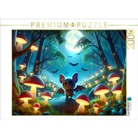 CALVENDO Puzzle Kleine Vampirfledermäuse erkunden einen leuchtenden Pilzwald 2000 Teile Lege-Größe 90x67cm Foto-Puzzle für glückliche Stunden CALVENDO Puzzle Kleine Vampirfledermäuse erkunden einen leuchtenden Pilzwald 2000 Teile Lege-Größe 90x67cm Foto-Puzzle für glückliche Stunden von Calvendo Puzzle