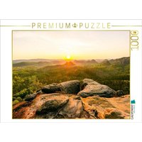 CALVENDO Puzzle Kleiner Winterberg, Sächsische Schweiz 1000 Teile Lege-Größe 64x48cm Foto-Puzzle für glückliche Stunden von Calvendo Puzzle