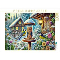 CALVENDO Puzzle Kohlmeisen am Futterhaus 1000 Teile Lege-Größe 64x48cm Foto-Puzzle für glückliche Stunden CALVENDO Puzzle Kohlmeisen am Futterhaus 1000 Teile Lege-Größe 64x48cm Foto-Puzzle für glückliche Stunden von Calvendo Puzzle