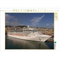 CALVENDO Puzzle Kreuzfahrtschiff MSC Fantasia: Ein Motiv aus dem Kalender Giganten der Meere - Kreuzfahrtschiffe 1000 Teile Lege-Größe 64x48cm Foto- von CALVENDO Verlag GmbH
