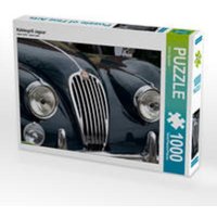 CALVENDO Puzzle Kühlergrill Jaguar 1000 Teile Lege-Größe 64 x 48 cm Foto-Puzzle Bild von Karin Sigwarth von Calvendo Puzzle