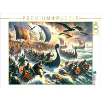CALVENDO Puzzle Küstenraub: Wikinger im Angriff 1000 Teile Lege-Größe 64x48cm Foto-Puzzle für glückliche Stunden CALVENDO Puzzle Küstenraub: Wikinger im Angriff 1000 Teile Lege-Größe 64x48cm Foto-Puzzle für glückliche Stunden von Calvendo Puzzle
