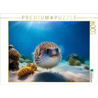 CALVENDO Puzzle Kugelfisch im blauen Meer 1000 Teile Lege-Größe 64 × 48 cm Foto-Puzzle für glückliche Stunden CALVENDO Puzzle Kugelfisch im blauen Meer 1000 Teile Lege-Größe 64 × 48 cm Foto-Puzzle für glückliche Stunden von Calvendo Puzzle