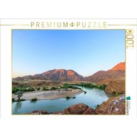 CALVENDO Puzzle Kunene, Namibisch-Angolanischer Grenzfluss 1000 Teile Lege-Größe 64 × 48 cm Foto-Puzzle für glückliche Stunden von CALVENDO Verlag GmbH