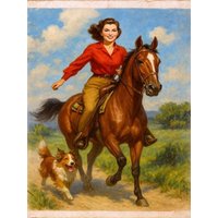 CALVENDO Puzzle Kurzer Galopp nach Hause 1000 Teile Lege-Größe 64x48cm Foto-Puzzle für glückliche Stunden von Calvendo Puzzle