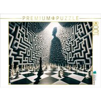 CALVENDO Puzzle Labyrinth des Geistes: Schachmatt im Irrgarten der Entscheidungen 1000 Teile Lege-Größe 64x48cm Foto-Puzzle für glückliche Stunden von Calvendo Puzzle