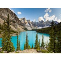 CALVENDO Puzzle Lake Moraine 2000 Teile Lege-Größe 90 × 67 cm Foto-Puzzle für glückliche Stunden von CALVENDO Verlag GmbH