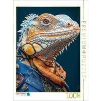 CALVENDO Puzzle Leguan leger 1000 Teile Lege-Größe 64x48cm Foto-Puzzle für glückliche Stunden von Calvendo Puzzle