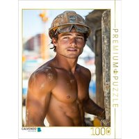 CALVENDO Puzzle Leo, der Schweißer, bringt alles zum Glühen 1000 Teile Lege-Größe 64x48cm Foto-Puzzle für glückliche Stunden von Calvendo Puzzle