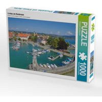 CALVENDO Puzzle Lindau am Bodensee 1000 Teile Lege-Größe 64x48cm Foto-Puzzle für glückliche Stunden von Calvendo