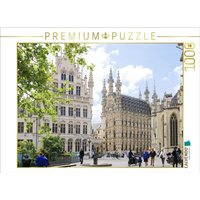 CALVENDO Puzzle Löwen (Leuven), Blick zum Grote Markt 1000 Teile Lege-Größe 64x48cm Foto-Puzzle für glückliche Stunden von Calvendo Puzzle