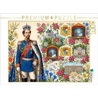 CALVENDO Puzzle Ludwig II. von Bayern (1845-1886) 1000 Teile Lege-Größe 64 × 48 cm Foto-Puzzle für glückliche Stunden von Calvendo Puzzle