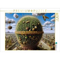 CALVENDO Puzzle Luftschloss aus Kaktus 2000 Teile Lege-Größe 90x67cm Foto-Puzzle für glückliche Stunden von Calvendo Puzzle