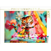CALVENDO Puzzle Lustiger Tiger aus Origami-Papier im Zirkus 2000 Teile Lege-Größe 90x67cm Foto-Puzzle für glückliche Stunden CALVENDO Puzzle Lustiger Tiger aus Origami-Papier im Zirkus 2000 Teile Lege-Größe 90x67cm Foto-Puzzle für glückliche Stunden von Calvendo Puzzle