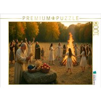 CALVENDO Puzzle Mabon - Feier der Kelten 1000 Teile Lege-Größe 64x48cm Foto-Puzzle für glückliche Stunden von Calvendo Puzzle