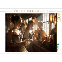CALVENDO Puzzle Mädchen über dem Saloon im wilden Westen 1000 Teile Lege-Größe 64x48cm Foto-Puzzle für glückliche Stunden CALVENDO Puzzle Mädchen über dem Saloon im wilden Westen 1000 Teile Lege-Größe 64x48cm Foto-Puzzle für glückliche Stunden von Calvendo Puzzle