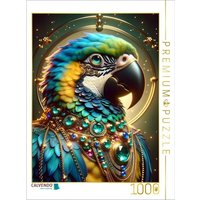 CALVENDO Puzzle Magie des Papageis 1000 Teile Lege-Größe 64x48cm Foto-Puzzle für glückliche Stunden von Calvendo Puzzle