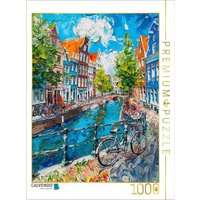 CALVENDO Puzzle Malerische Stadt der Fahrräder in Holland. 1000 Teile Lege-Größe 64x48cm Foto-Puzzle für glückliche Stunden CALVENDO Puzzle Malerische Stadt der Fahrräder in Holland. 1000 Teile Lege-Größe 64x48cm Foto-Puzzle für glückliche Stunden von Calvendo Puzzle