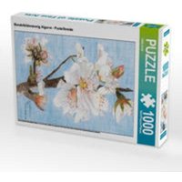 CALVENDO Puzzle Mandelblütenzweig Algarve - Pastellkreide 1000 Teile Lege-Größe 48 x 64 cm Foto-Puzzle Bild von Ulrike Kröll von Calvendo Puzzle