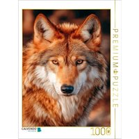 CALVENDO Puzzle Mexikanischer Wolf mit intensivem Blick in warmem Licht 1000 Teile Lege-Größe 64x48cm Foto-Puzzle für glückliche Stunden CALVENDO Puzzle Mexikanischer Wolf mit intensivem Blick in warmem Licht 1000 Teile Lege-Größe 64x48cm Foto-Puzzle für glückliche Stunden von Calvendo Puzzle
