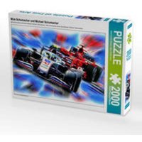 CALVENDO Puzzle Mick Schumacher und Michael Schumacher 2000 Teile Lege-Größe 900 x 670 cm Foto-Puzzle Bild von Jean-Louis Glineur alias DeVerviers von Calvendo Puzzle