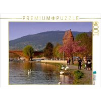 CALVENDO Puzzle Miltenberg, Uferpromenade im Abendlicht 1000 Teile Lege-Größe 64 × 48 cm Foto-Puzzle für glückliche Stunden von CALVENDO Verlag GmbH